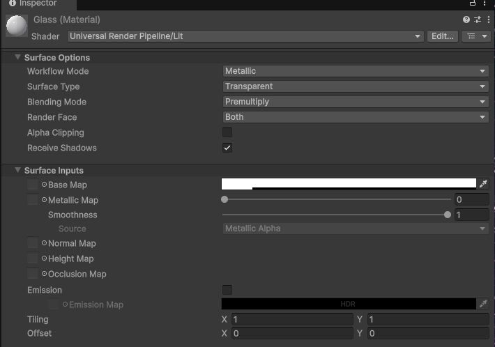 グラスを透明にする