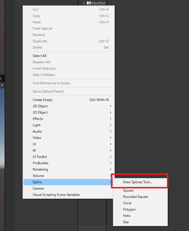 Splineで曲線作り①